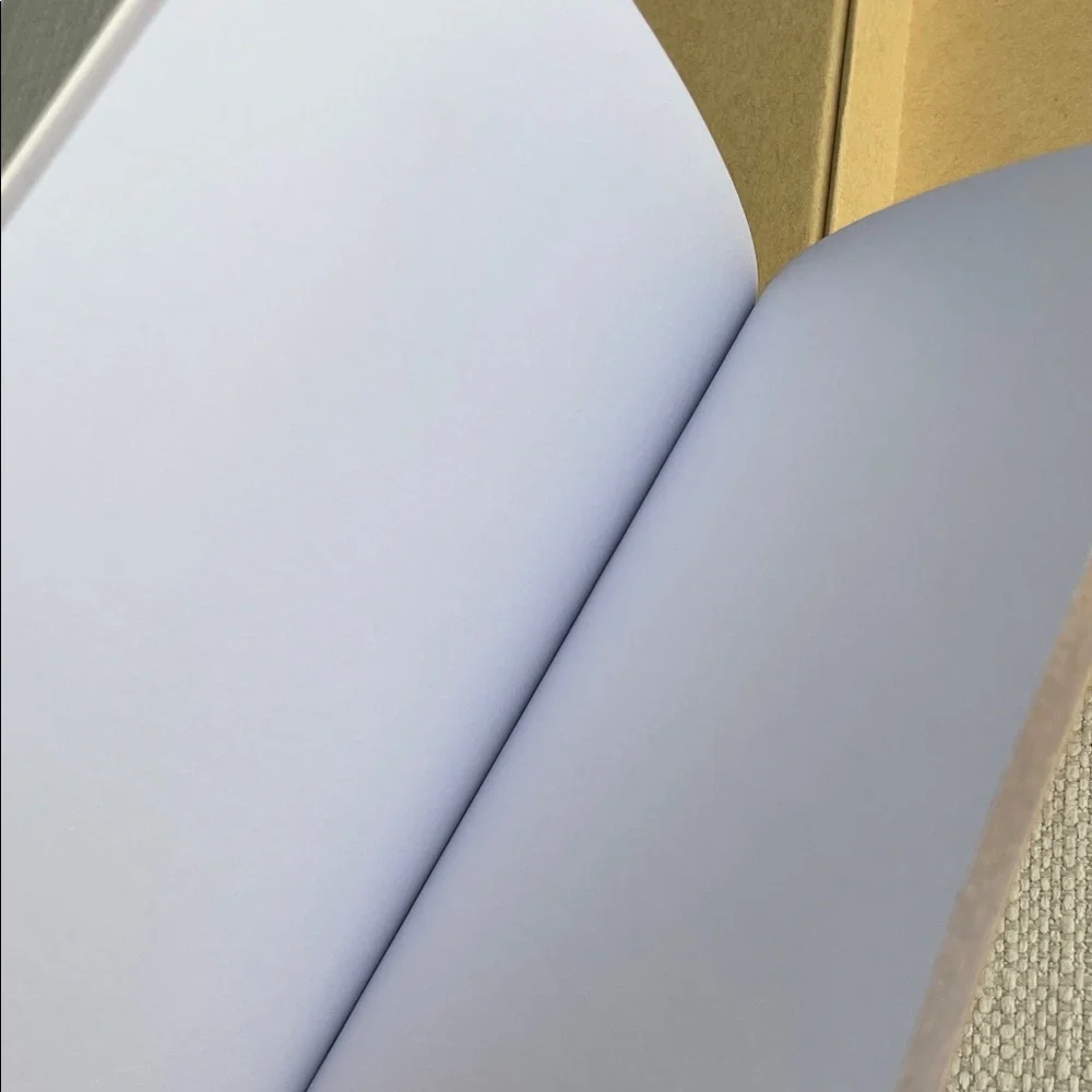 Sezane La Magie Cream Notebook in box